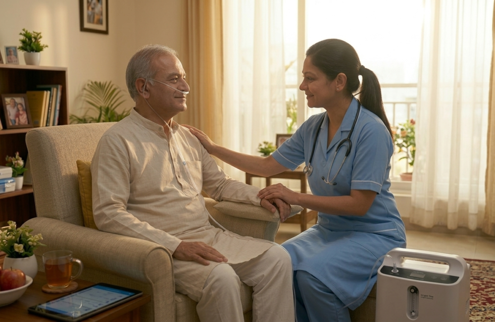 How Home Care Supports People with Long-Term Breathing Problems